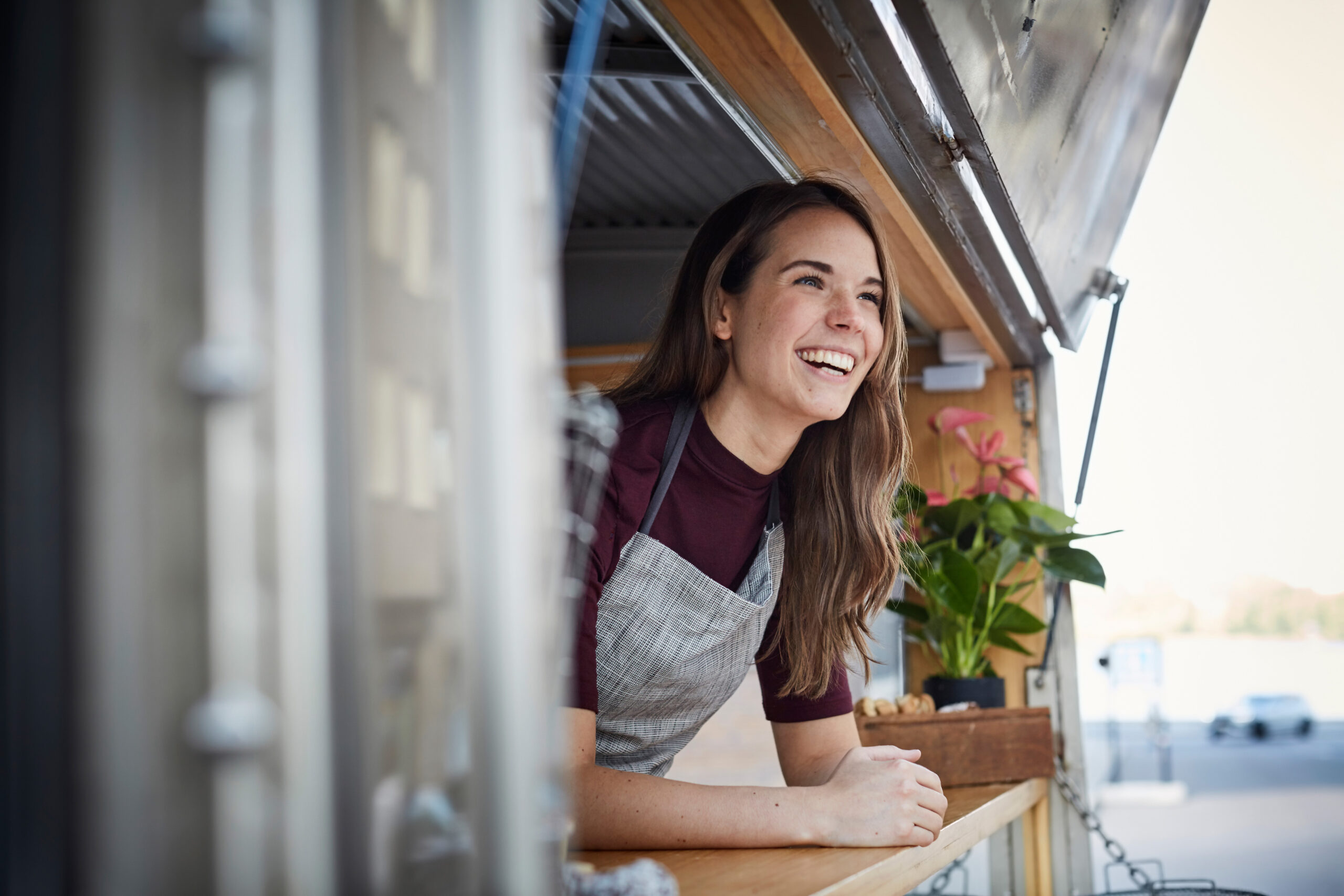 Woman foodtruck